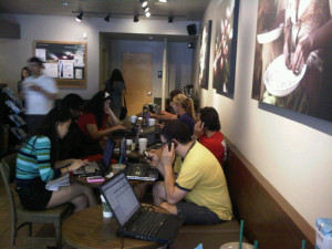 strarbucks-middletown Wifi users take over Middletown Starbucks