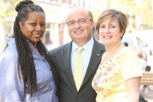 lee-menna-and-horgan Kathy Horgan, right, with Red Bank Councilwoman Sharon Lee and Mayor Pat Menna in a 2010 campaign photo