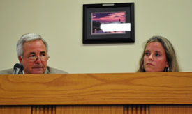 John Moor and Amy Quinn. AsburyParkSun.com photo